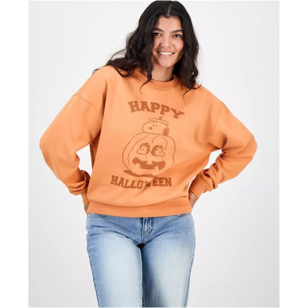 Peanuts Mens Halloween Snoopy Pullover Sweater, NWT